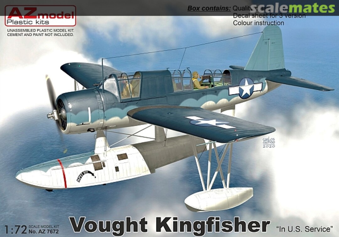Boxart Vought Kingfisher "In U.S. Service" AZ7672 AZmodel Boxart Vought Kingfisher "In U.S. Service" AZ7672 AZmodel