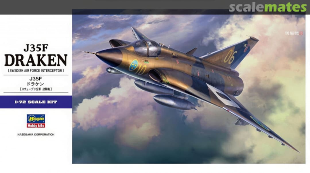 Boxart J35F Draken 01578 Hasegawa Boxart J35F Draken 01578 Hasegawa
