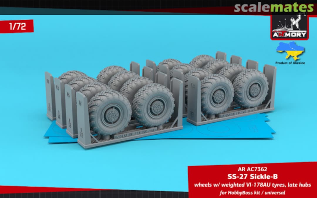 Boxart Wheels with weighted VI-178AU Tyres, late Hubs AC7362 Armory Boxart Wheels with weighted VI-178AU Tyres, late Hubs AC7362 Armory