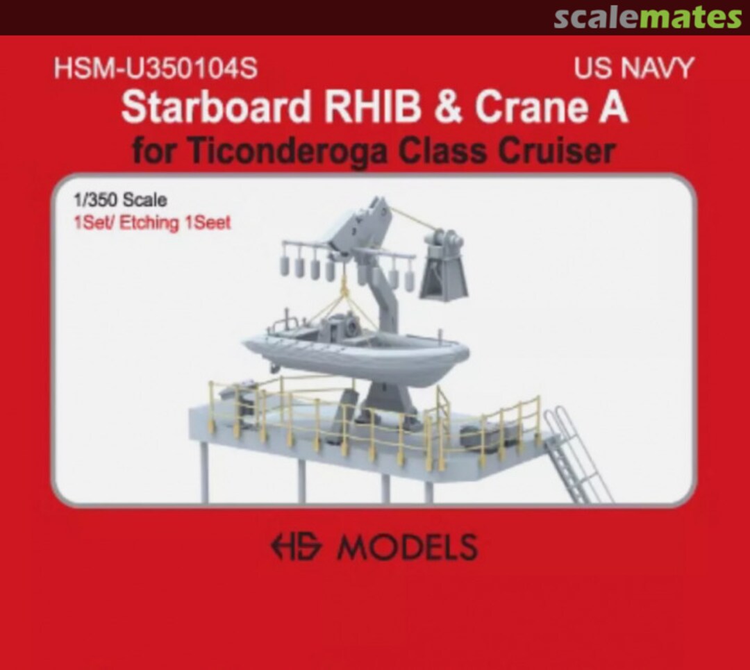 Boxart Starboard RHIB and Crane A HSM-U350104S HS Models Boxart Starboard RHIB and Crane A HSM-U350104S HS Models