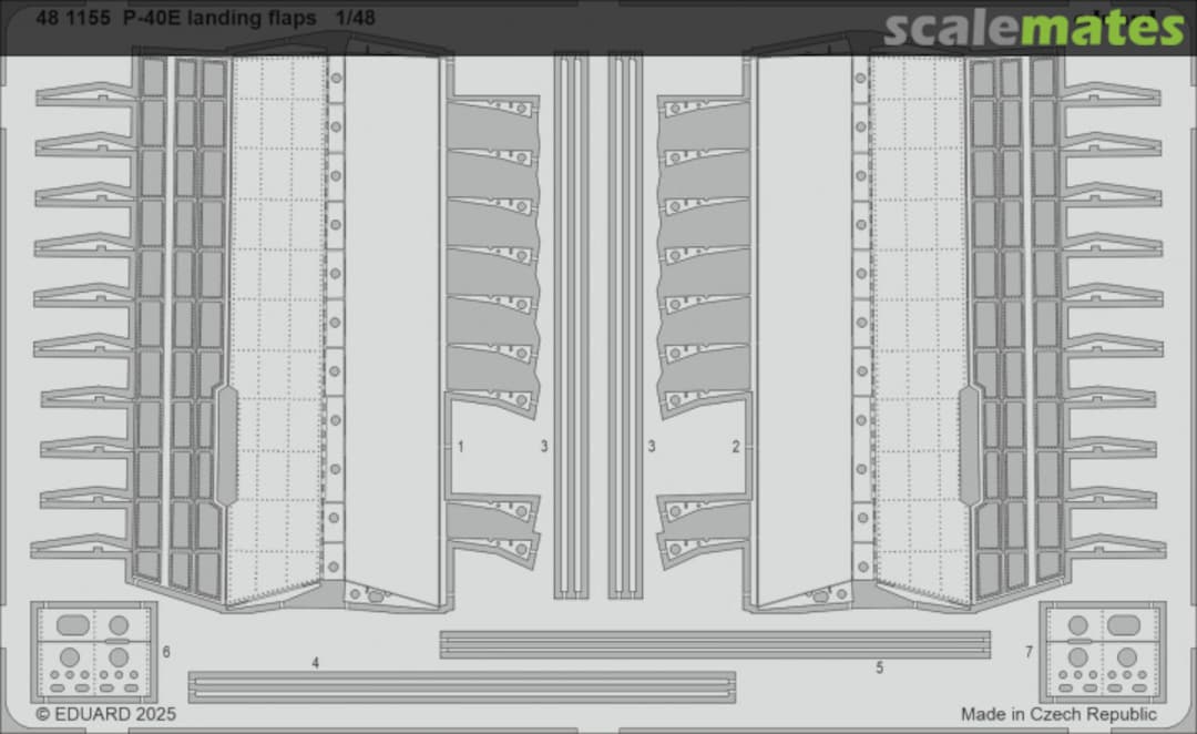 Boxart P-40E Landing Flaps 481155 Eduard