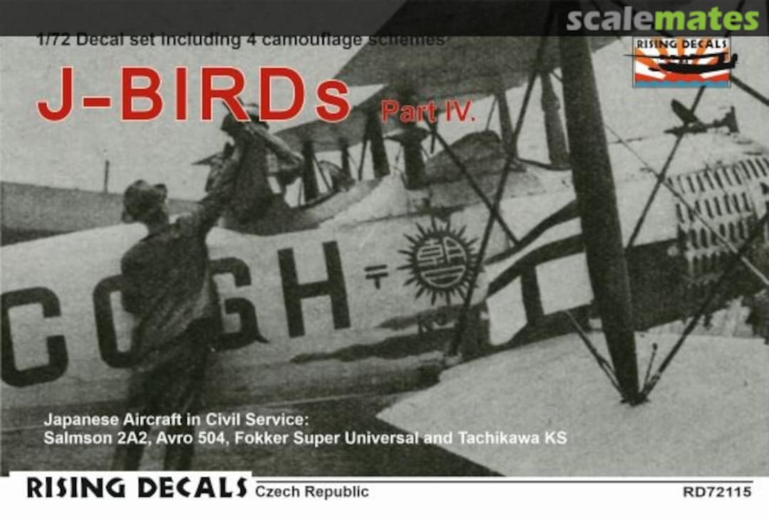 Boxart “J-BIRDs” RD72115 Rising Decals Boxart “J-BIRDs” RD72115 Rising Decals