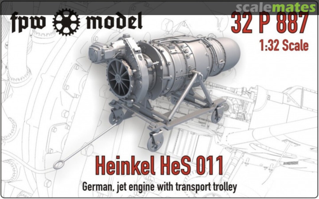 Boxart Heinkel HeS 011 32P887 FPW Model Boxart Heinkel HeS 011 32P887 FPW Model