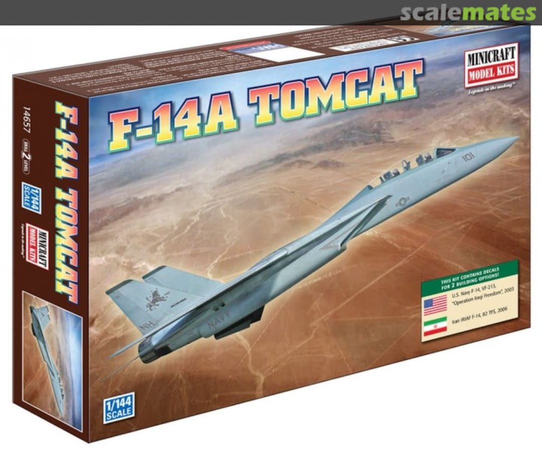 Boxart F-14A Tomcat 14657 Minicraft Model Kits