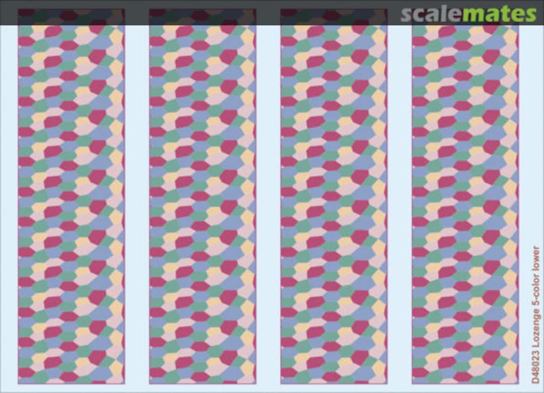 Boxart Lozenge 5-color lower D48023 Eduard Boxart Lozenge 5-color lower D48023 Eduard