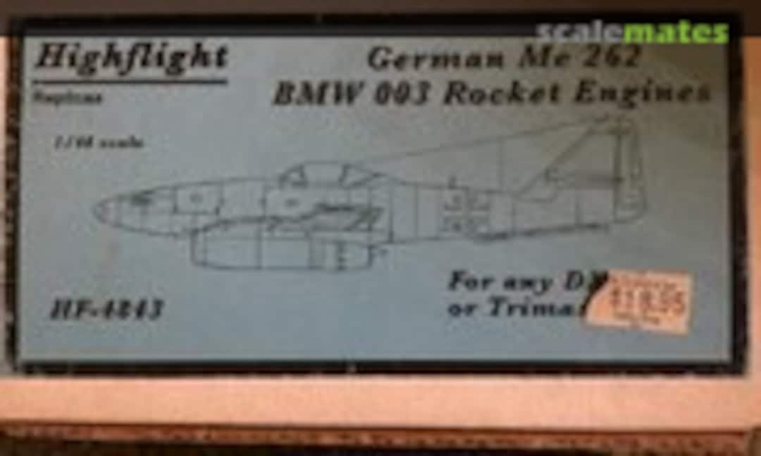 1:48 Me 262 BMW 003 rocket engines (HighFlight Replicas HF-4843) HF-4843