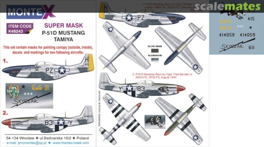 Boxart P-51D Mustang K48243 Montex Boxart P-51D Mustang K48243 Montex