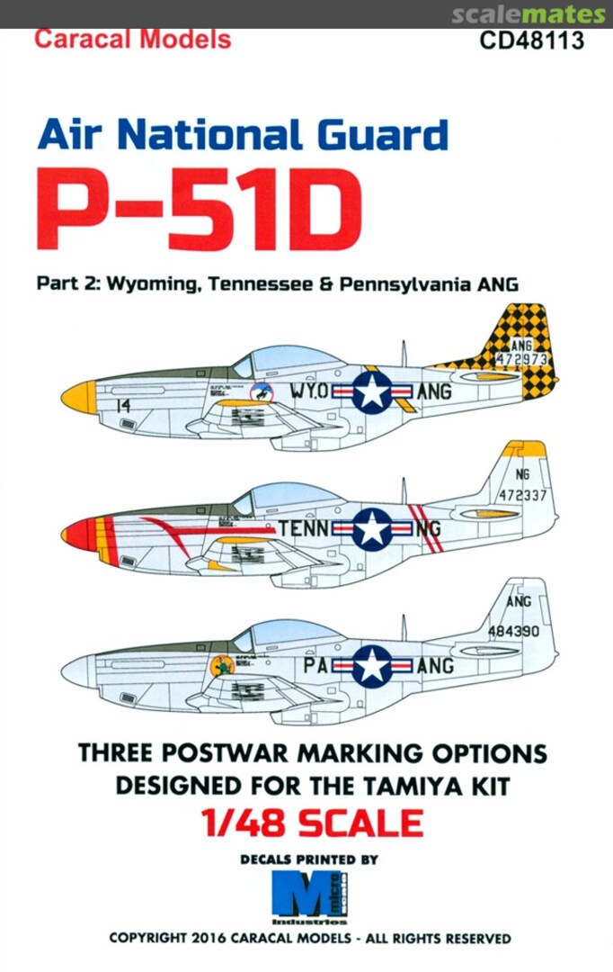 Boxart Air National Guard P-51D CD48113 Caracal Models Boxart Air National Guard P-51D CD48113 Caracal Models