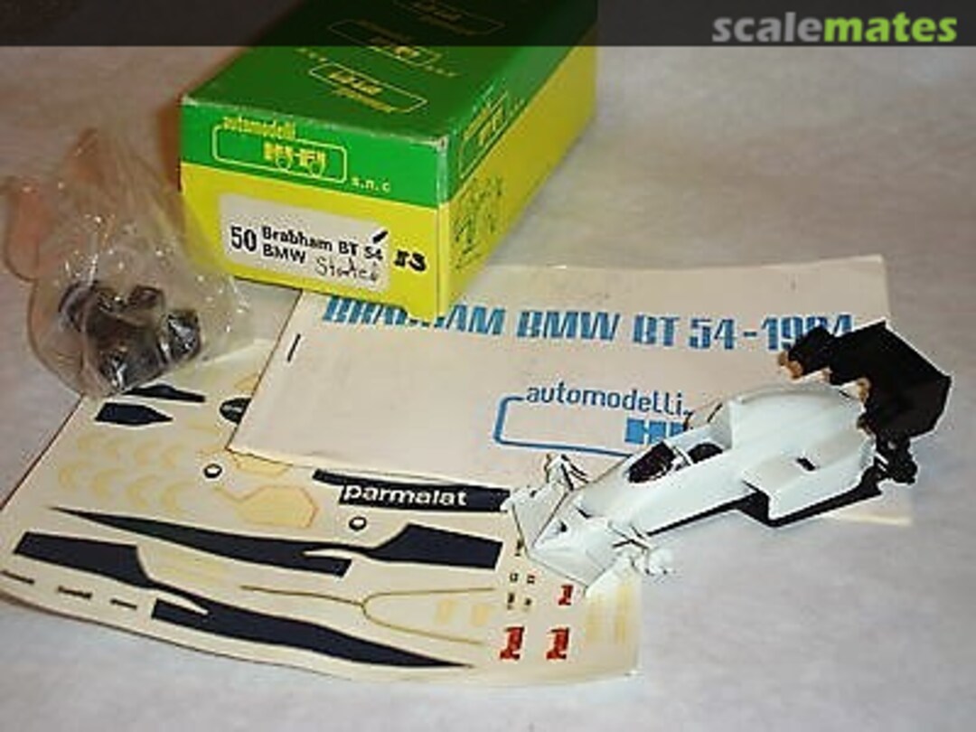 Boxart Brabham-BMW BT 54 F1"Parmalat" 50 Hi Fi Automodelli Boxart Brabham-BMW BT 54 F1"Parmalat" 50 Hi Fi Automodelli