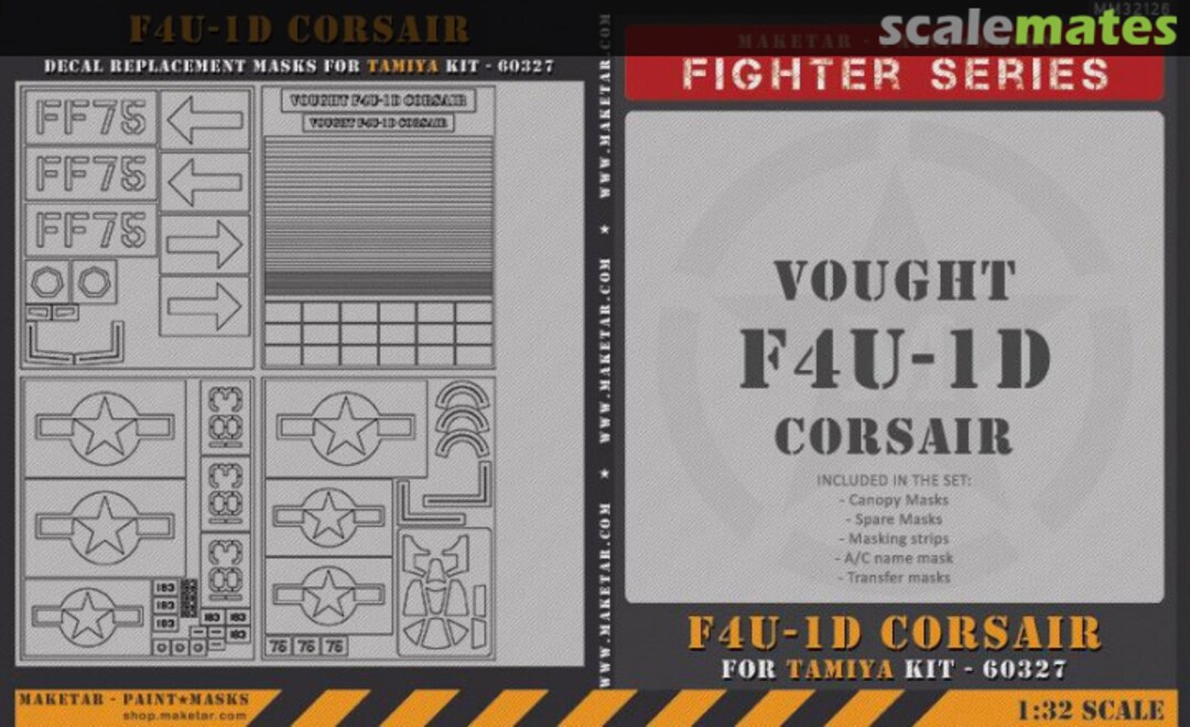 Boxart Vought F4U-1D Corsair MM32126K Maketar Boxart Vought F4U-1D Corsair MM32126K Maketar