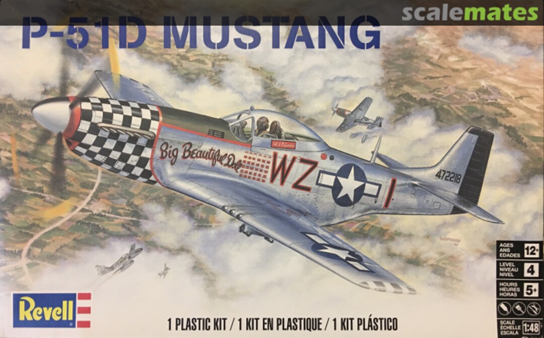 Boxart P-51D Mustang 85-5241 Revell Boxart P-51D Mustang 85-5241 Revell