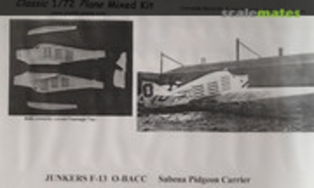 Junkers F-13 Sabena pidgeon carrier (Classic Plane No)