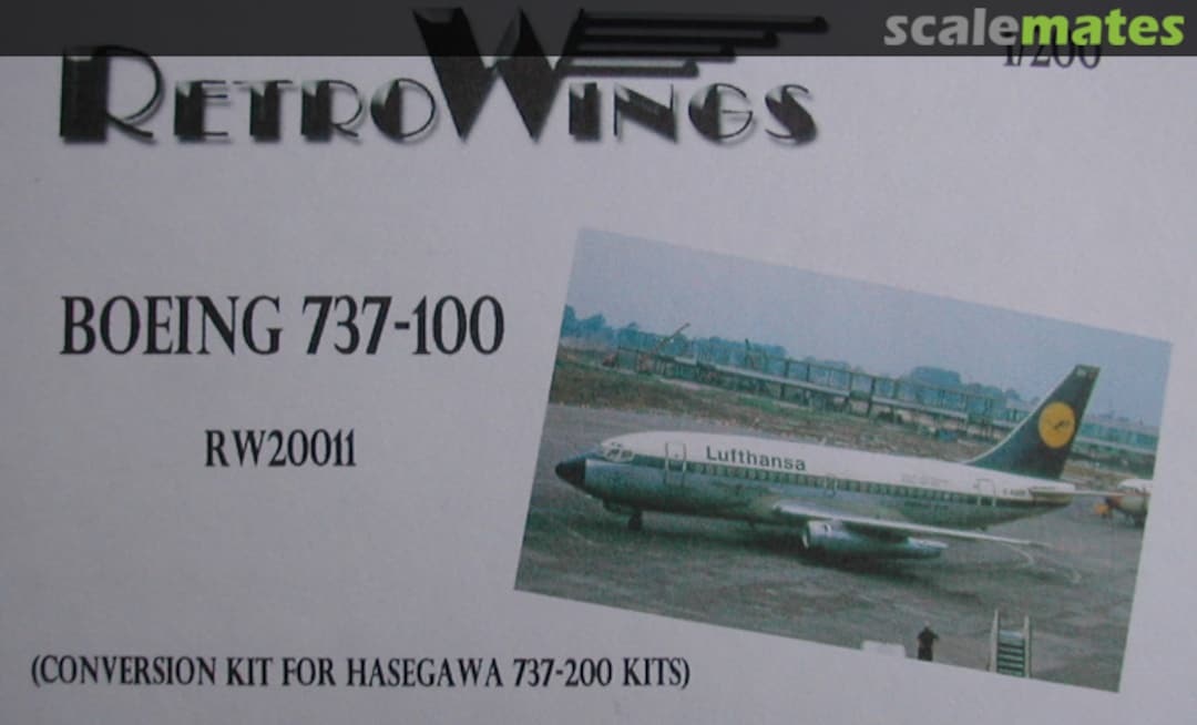 Boxart Boeing 737-100 RW20011 RetroWings Boxart Boeing 737-100 RW20011 RetroWings