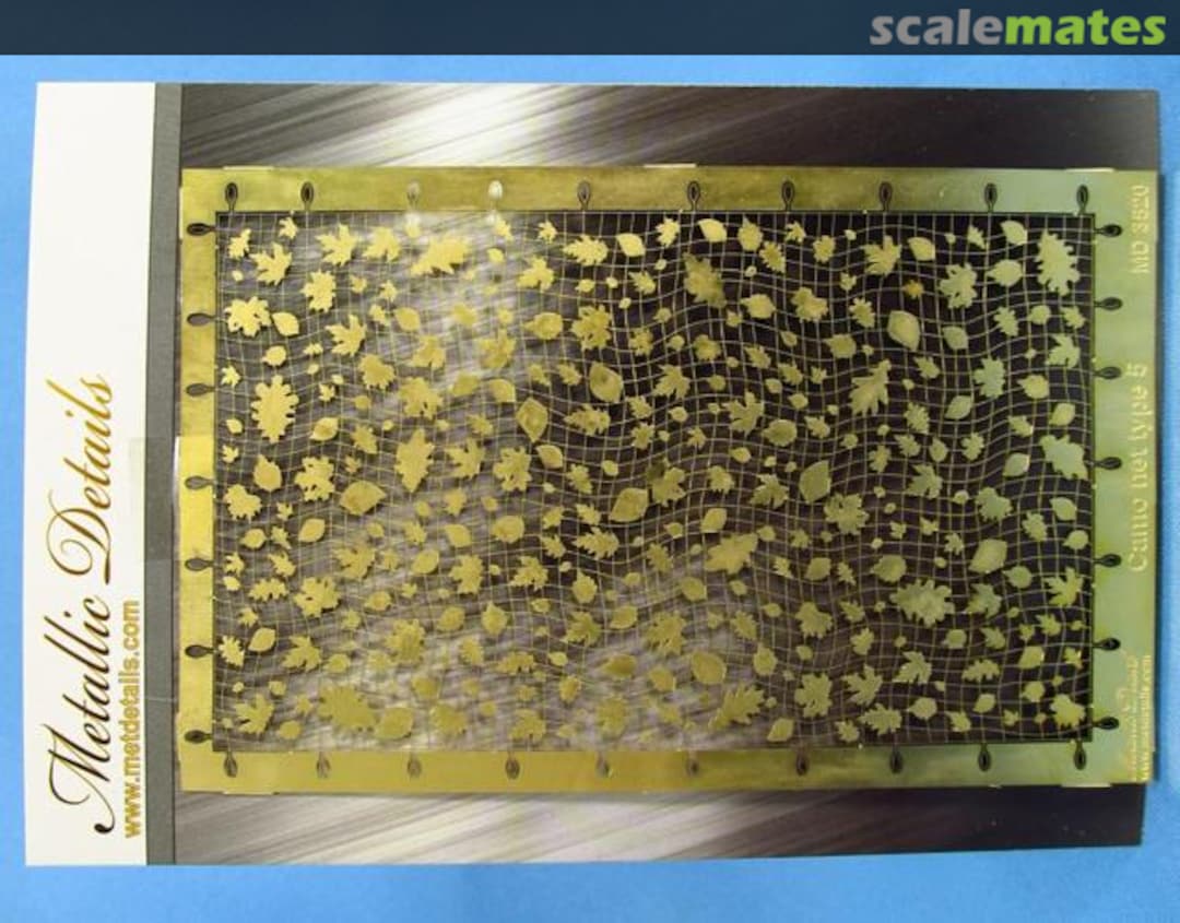 Boxart Camo net type 5 MD3520 Metallic Details Boxart Camo net type 5 MD3520 Metallic Details