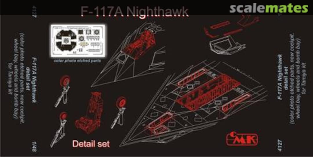 Boxart F-117A detail set 4127 CMK Boxart F-117A detail set 4127 CMK