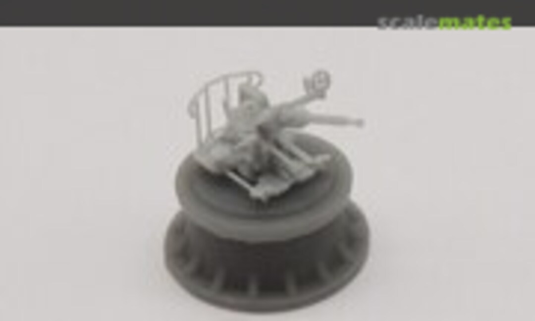 1:350 40mm Bofors Mk.3 Single Mount (Black Cat Models AC350004a) AC350004a