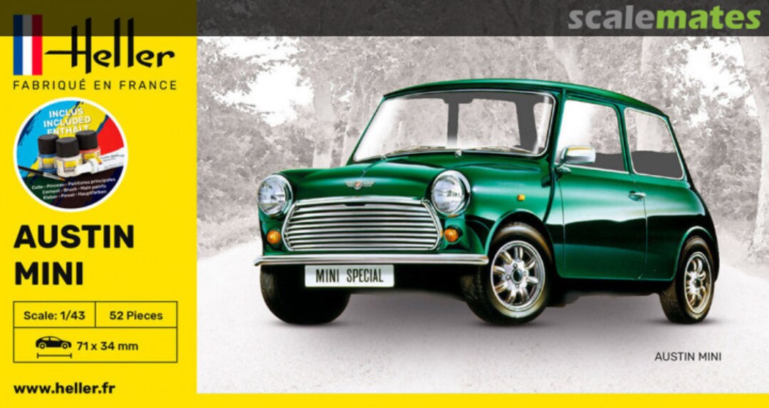 Boxart Austin Mini 56153 Heller Boxart Austin Mini 56153 Heller