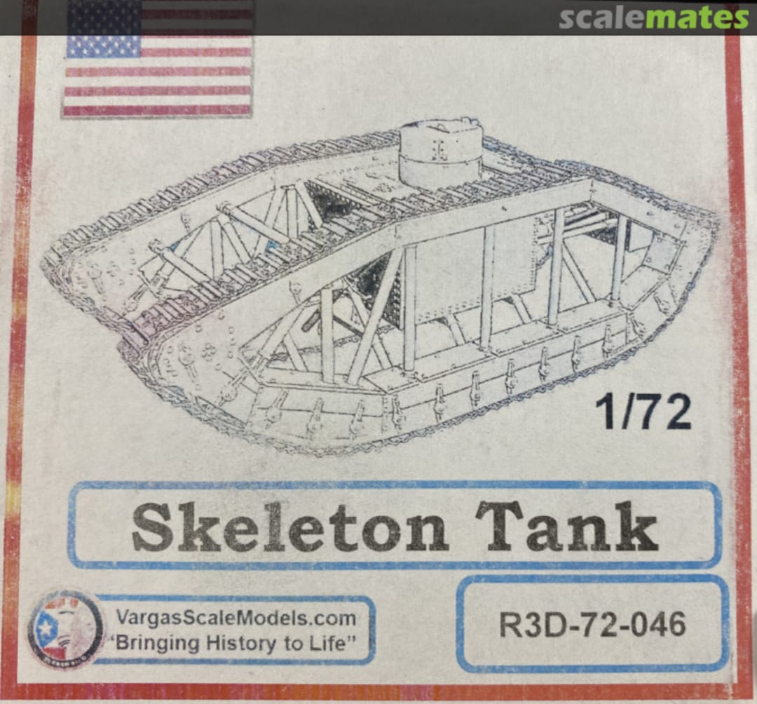 Boxart Skeleton Tank R3D-72-046 Vargas Scale Models Boxart Skeleton Tank R3D-72-046 Vargas Scale Models