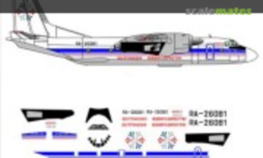1:144 Antonov An-26Б-100 Kostroma Air-enterprise (BSmodelle BSM144537) BSM144537