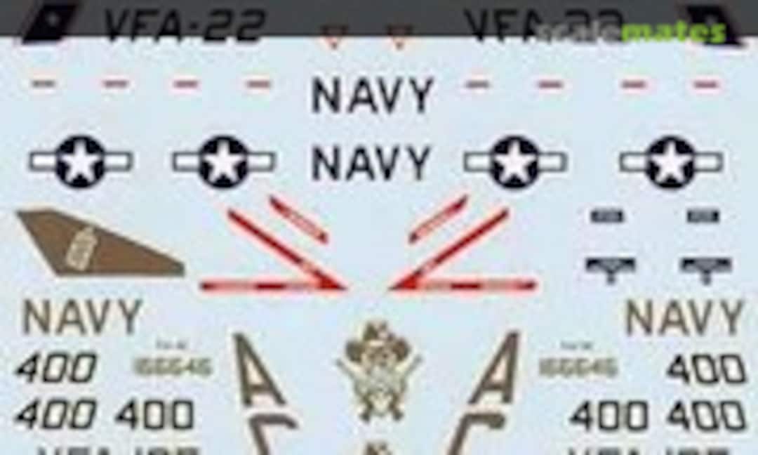 1:48 F/A 18E Super Hornets: VFA-22 CAG & VFA-105 CAG (Microscale 48-1108) 48-1108
