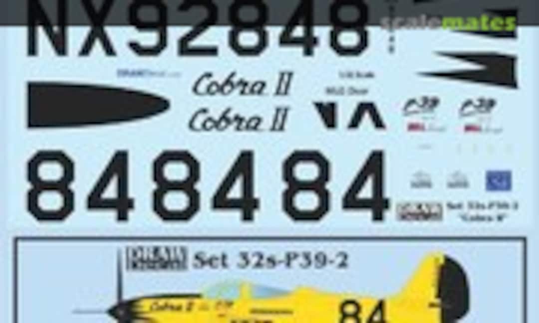 1:32 “Cobra II” P-39Q 1946 Thompson Trophy Race (Draw Decal 32-P39-2) 32-P39-2