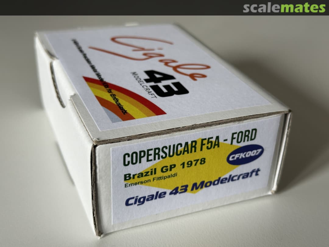 Boxart Copersucar F5A - Ford CFK007 Cigale 43 Modelcraft Boxart Copersucar F5A - Ford CFK007 Cigale 43 Modelcraft