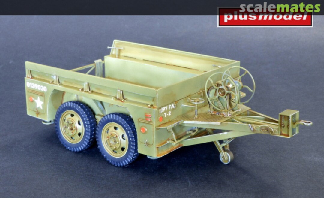 Boxart US trailer M13 tandem axle 596 PlusModel Boxart US trailer M13 tandem axle 596 PlusModel