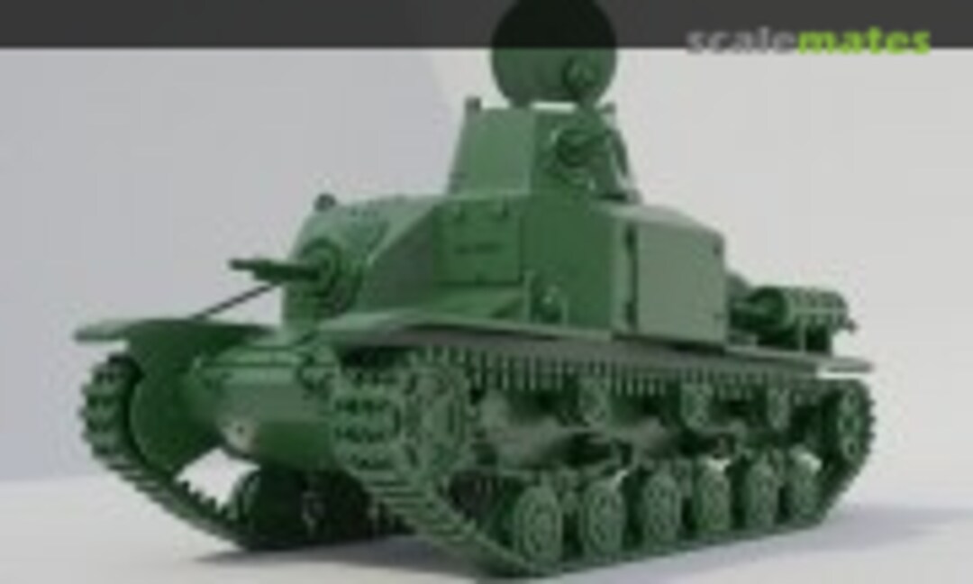1:72 Light Tank Type 92 Jyu-Sokosha - early type - open hatch (EMP3d 72011928) 72011928