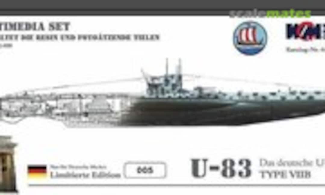 1:400 U-83, Type VIIB (WCM 4044001)