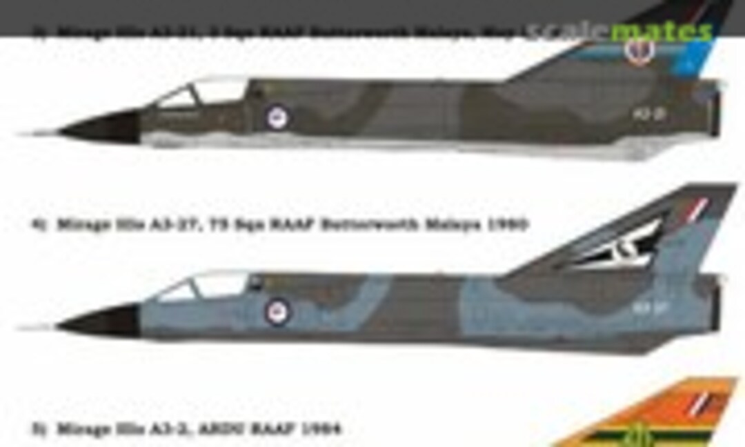 1:72 Mirage IIIO - RAAF (Aussie Decals A72053) A72053