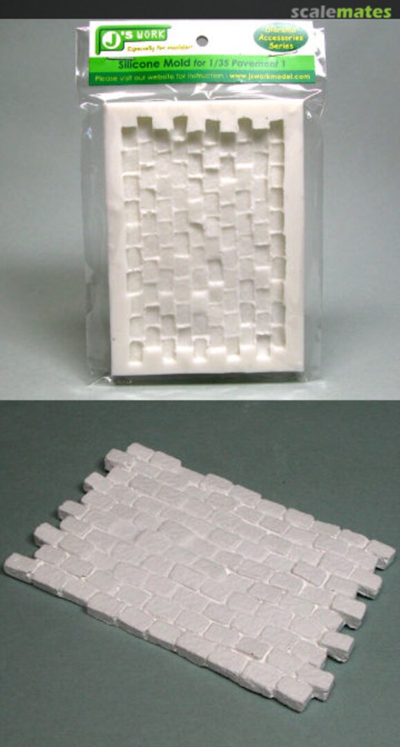 Boxart Silicone Mold - Pavement 1 PPA3018 J's Work