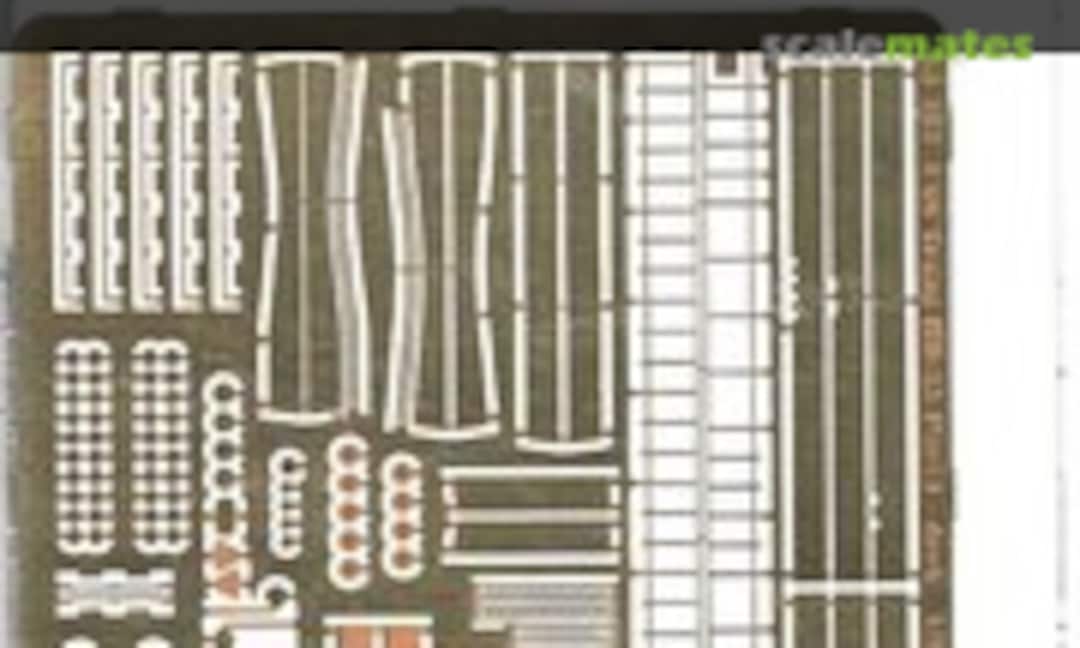 1:350 USS Texas pt. 4 deck (Eduard 53157)