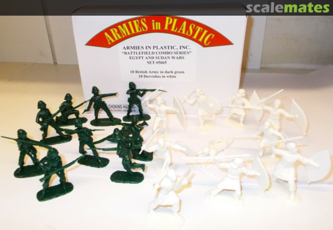 Boxart British Army & Dervishes 5665 Armies in Plastic