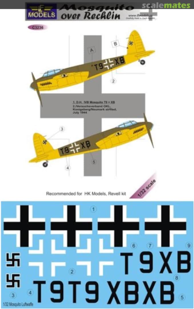 Boxart Mosquito over Rechlin C3236 LF Models Boxart Mosquito over Rechlin C3236 LF Models