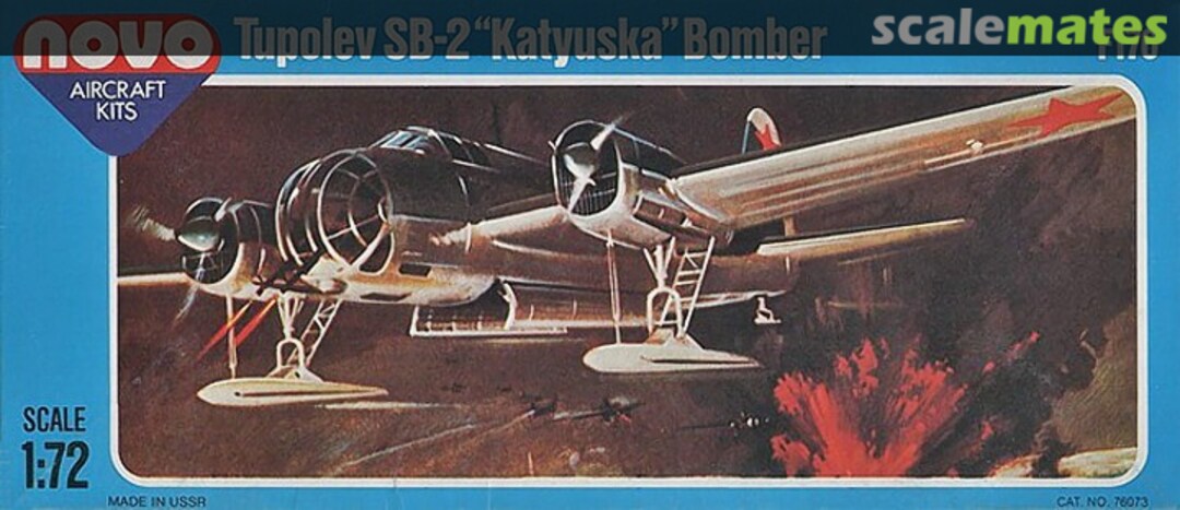Boxart Tupolev SB-2 "Katyuska" Bomber F176 Novo Boxart Tupolev SB-2 "Katyuska" Bomber F176 Novo