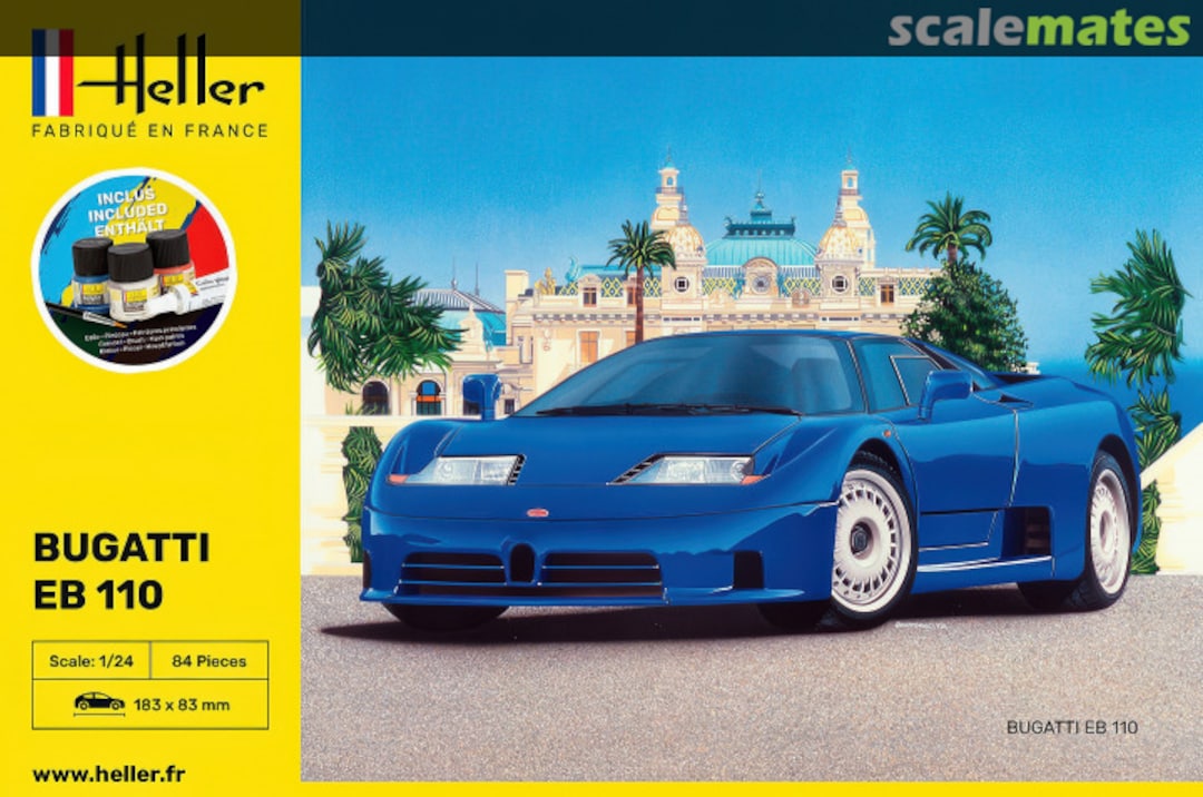 Boxart Bugatti EB 110 56738 Heller Boxart Bugatti EB 110 56738 Heller