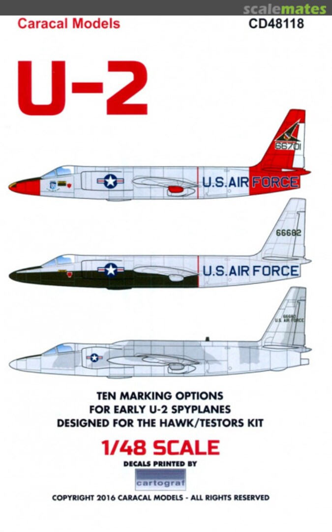 Boxart U-2A/C CD48118 Caracal Models Boxart U-2A/C CD48118 Caracal Models