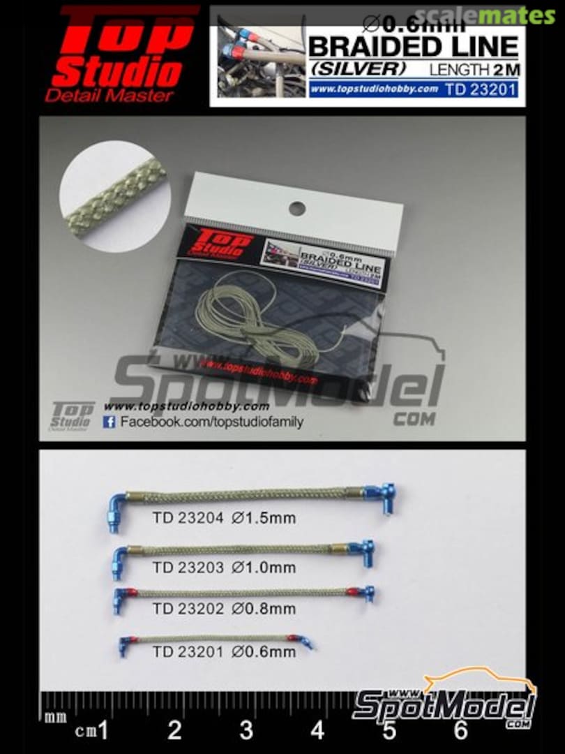 Boxart Braided Line (0.6mm x 2m) TD23201 Top Studio