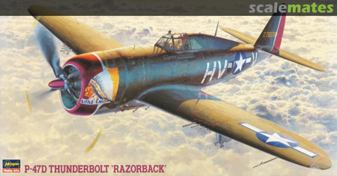 Boxart P-47D Thunderbolt 'Razorback' 09057 Hasegawa Boxart P-47D Thunderbolt 'Razorback' 09057 Hasegawa