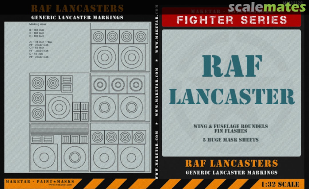 Boxart RAF Avro Lancaster B.I/III MM32128K Maketar Boxart RAF Avro Lancaster B.I/III MM32128K Maketar