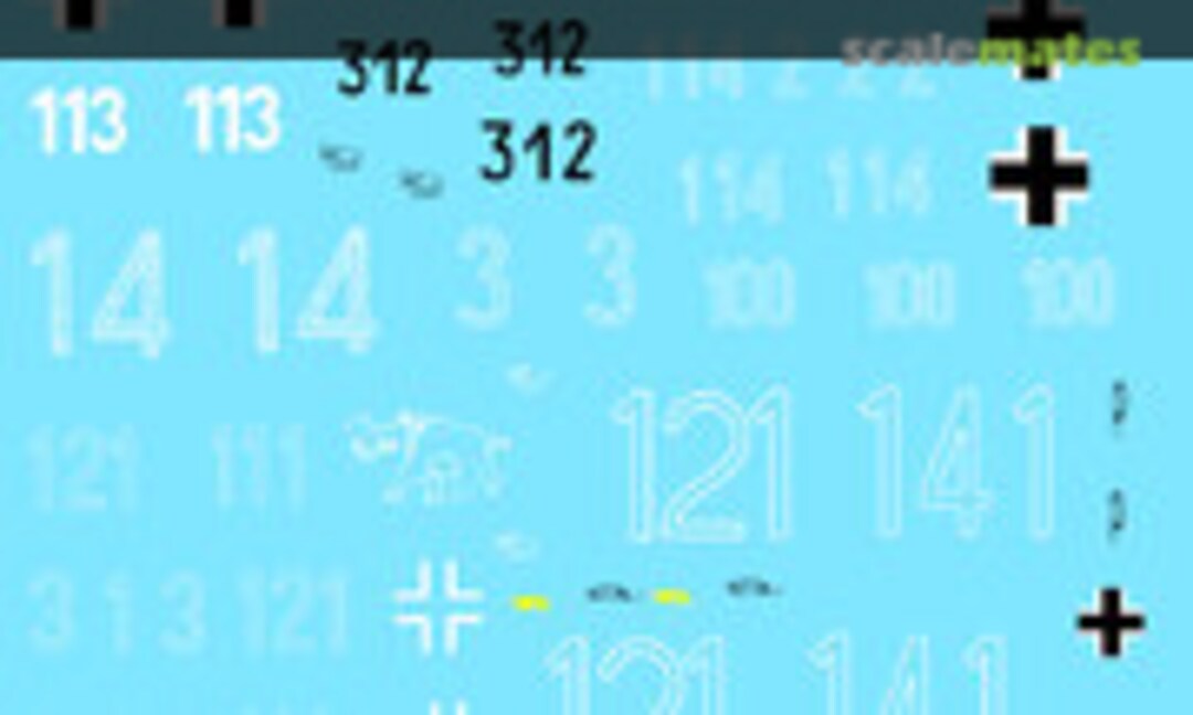 1:72 Pz.kpfw. VI Tiger I - Part I 501, 502, 505, sPzAbt (Colibri Decals 72027) 72027