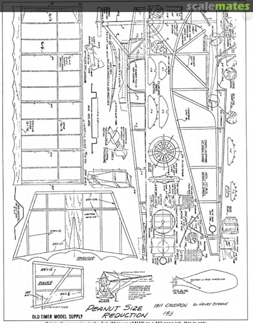 Boxart 1911 Caudron 183 Old Timer Model Supply Boxart 1911 Caudron 183 Old Timer Model Supply