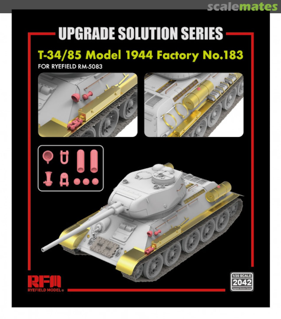 Boxart T-34/85 Model 1944 Factory No. 183 RM-2042 Rye Field Model