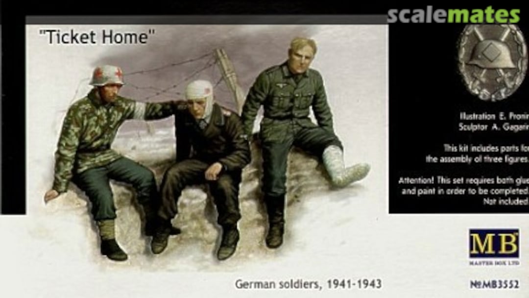 Boxart Ticket Home MB3552 Master Box Boxart Ticket Home MB3552 Master Box