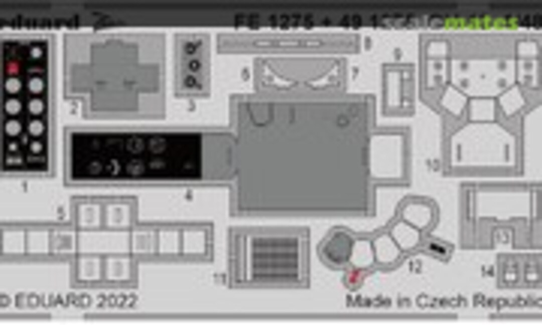 1:48 OH-13 detail set (Eduard FE1275)