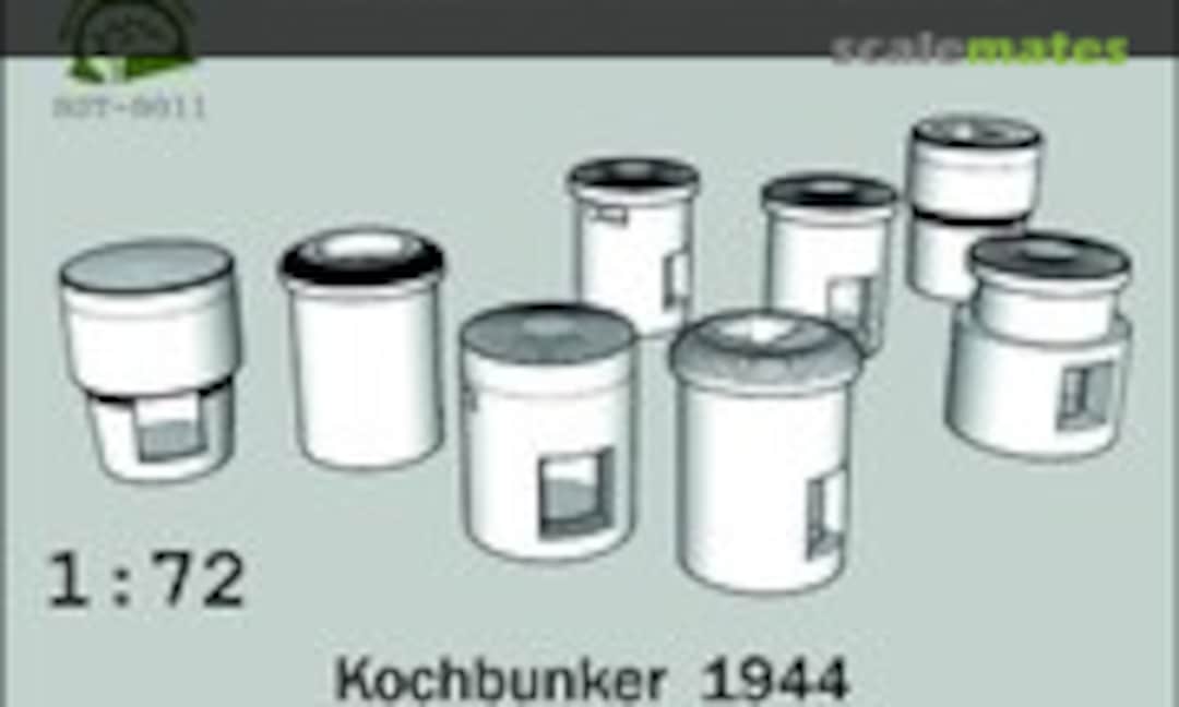 German combat shelters - Kochbunker 1944 - OKH OS-Stellung (b-2), Ostpreussen, Siegfiedline und andere (Brainstorm Troopers BST-B011)