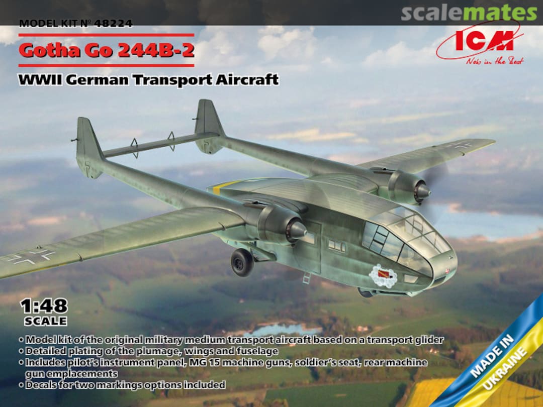 Boxart Gotha Go 244B-2 48224 ICM Boxart Gotha Go 244B-2 48224 ICM