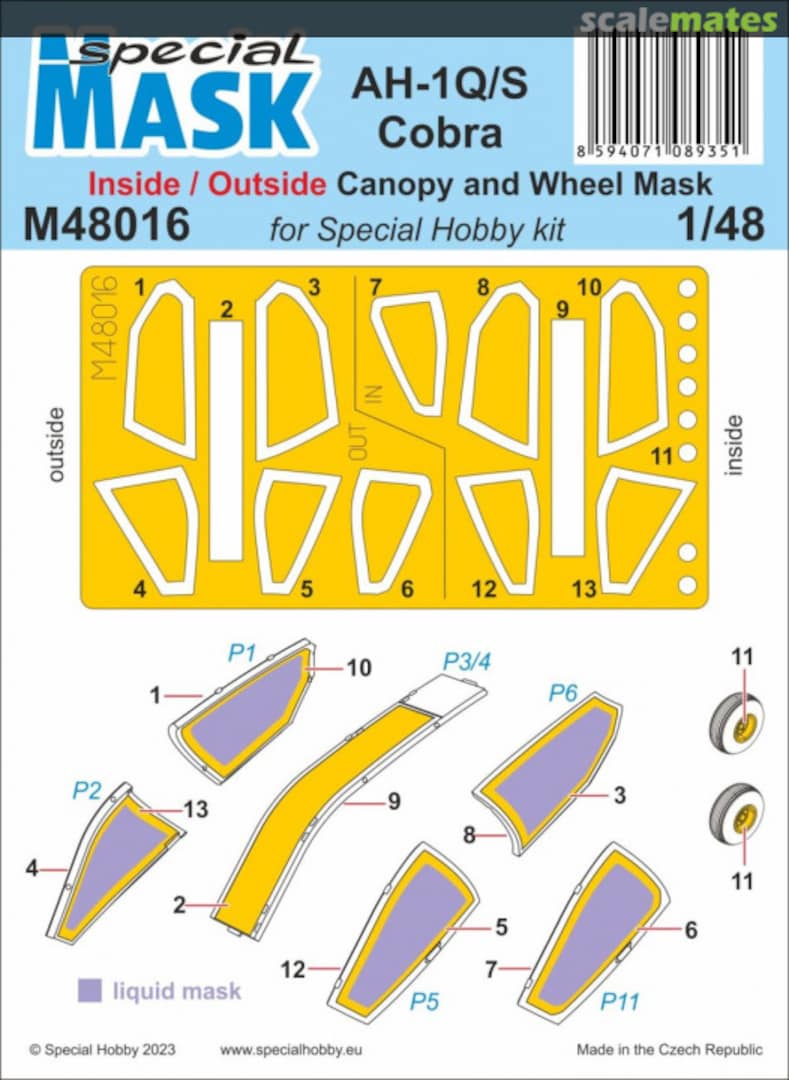 Boxart AH-1Q/S Cobra M48016 Special Hobby Boxart AH-1Q/S Cobra M48016 Special Hobby