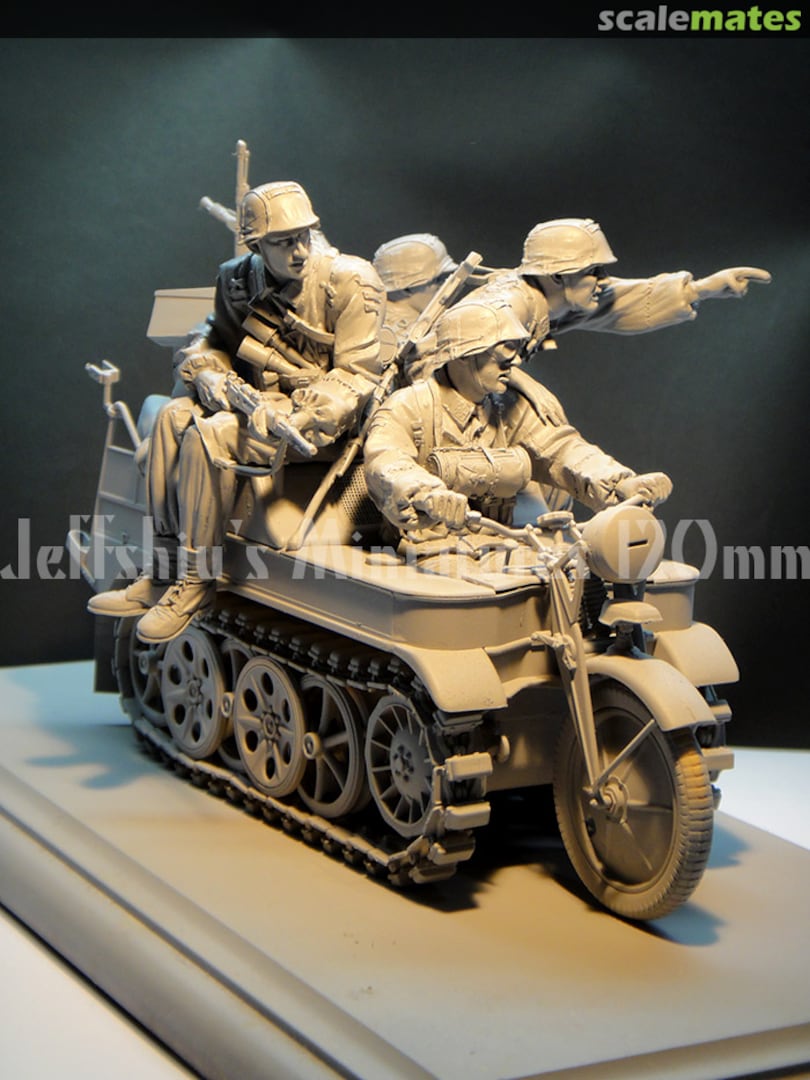 Boxart Waffen SS Kettenkrantrad Team (Part 2-5) JS120176 Jeffshiu's Miniatures Boxart Waffen SS Kettenkrantrad Team (Part 2-5) JS120176 Jeffshiu's Miniatures