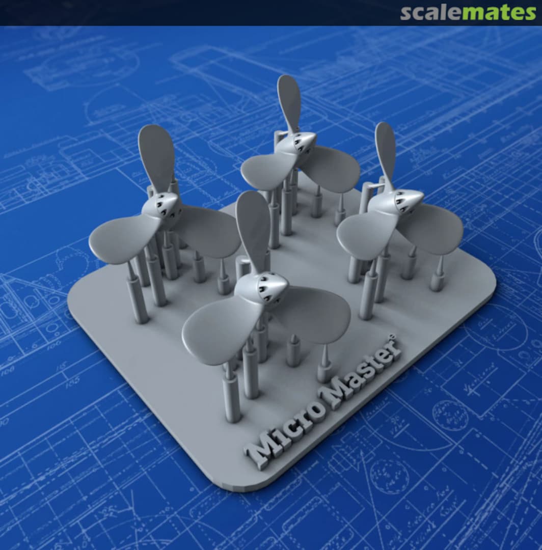 Boxart Royal Navy Flower Class Propellers MM0659P Micro Master